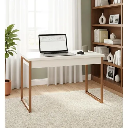 Mesa Home Office Escrivaninha Industrial Quarto Notebook