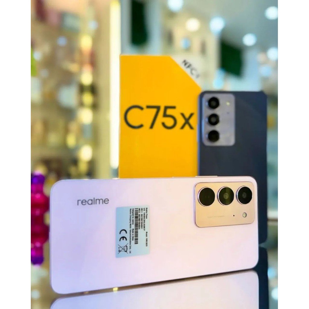LANCAMENTO CELULAR REALME C75X  COM 256GB DE MEMORIA COM NFC 1 ANO DE GARANTIA NO BRASIL RESISTENTE A AGUA
l