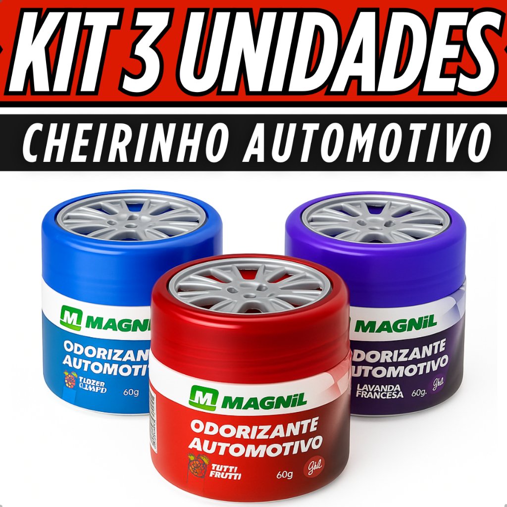 Kit 3 Cheirinho De Carro Novo Odorizante Aromatizante Automotivo Para Carro Em Gel Perfume Para Carro Cheiroso Duradouro