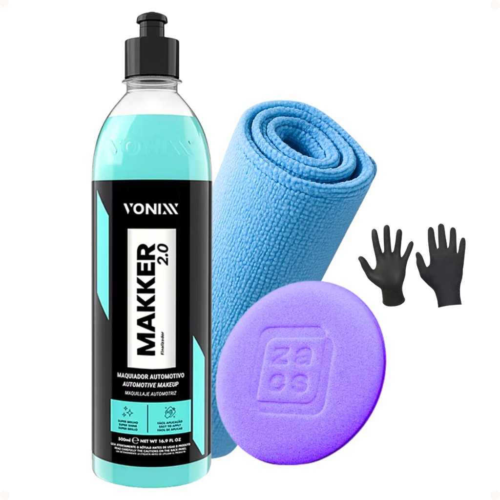 Makker 2.0 Maquiador Automotivo Renova Pintura Defeitos Vonixx + Pano Aplicador