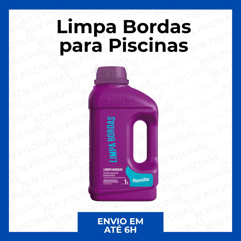 Produto Químico Limpa Borda De Piscinas 1 Litro Domclor