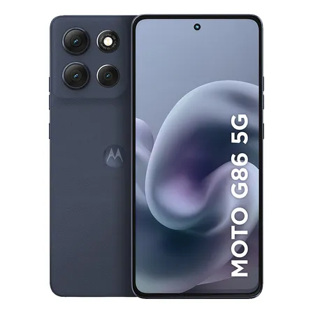 Smartphone Motorola Moto G86 5g - 256gb 24gb (8gb Ram+16gb Ram Boost) Tela 1.5k Poled, 50mp Sony Camera Ois Moto Ai, Videos Em 4k, Ip68 + Ip69 - Grafite