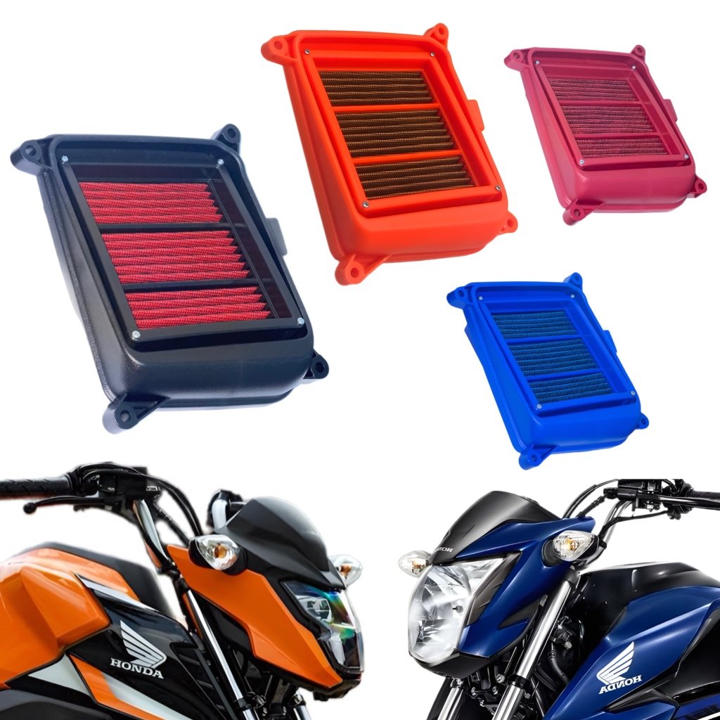 Filtro Do Grau + Tampa Moldura Externa Titan / Fan 150 / 160