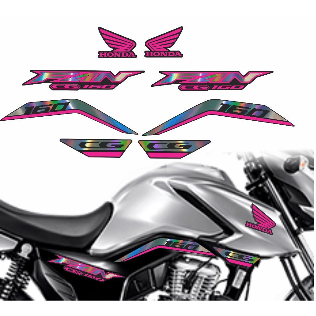 Kit Adesivo Holográfico Fan 160