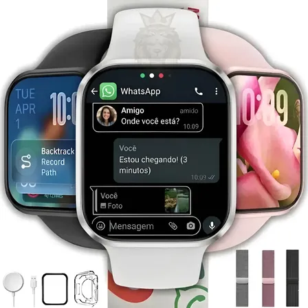 Relogio Smartwatch S11 Serie 11 47mm Chatgpt Gps Nfc Whatspp