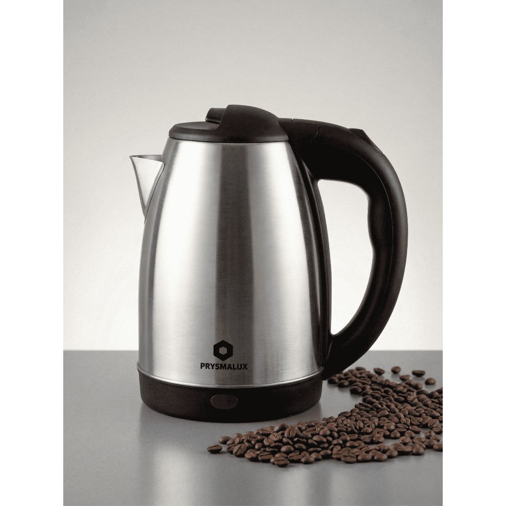Chaleira Elétrica Prysmalux 1.8 Litros Inox Automática 110v/220v Água Quente Em Minutos