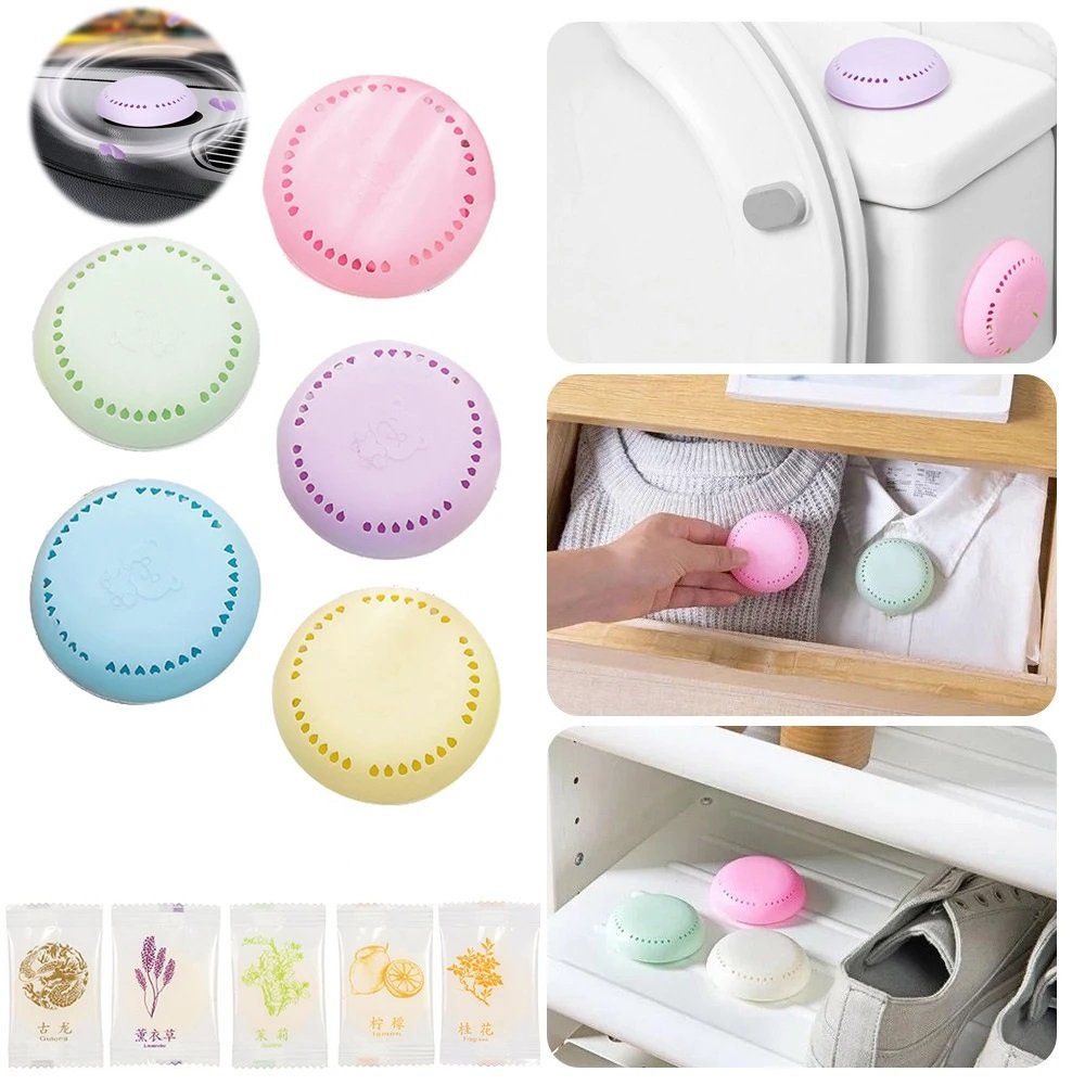 Aromatizador Perfumado Banheiro Carro Armario Multiuso Fragrancias Disco com Refil