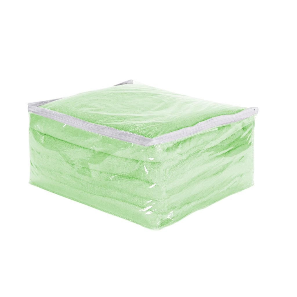 3 Saco Organizador Guarda Roupa Multiuso Edredom Cobertas Closet de Pvc e Ziper