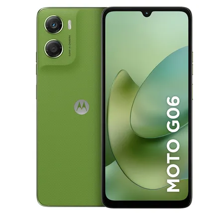 Smartphone Motorola Moto G06 - 128gb 12gb (4gb Ram + 8gb Ram Boost) E Camera 50mp Com Ai Bateria De 5200 Mah Tela 6.9 Verde