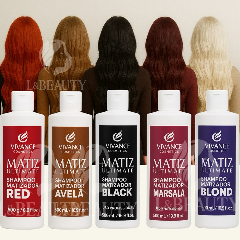 Shampoo Matizador Tonalizante Cabelos Coloridos Vivance Cosmetics UltiMate 300ml