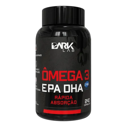 Ômega 3 Epa Dha 240 Cápsulas Dark Lab Sem Sabor
