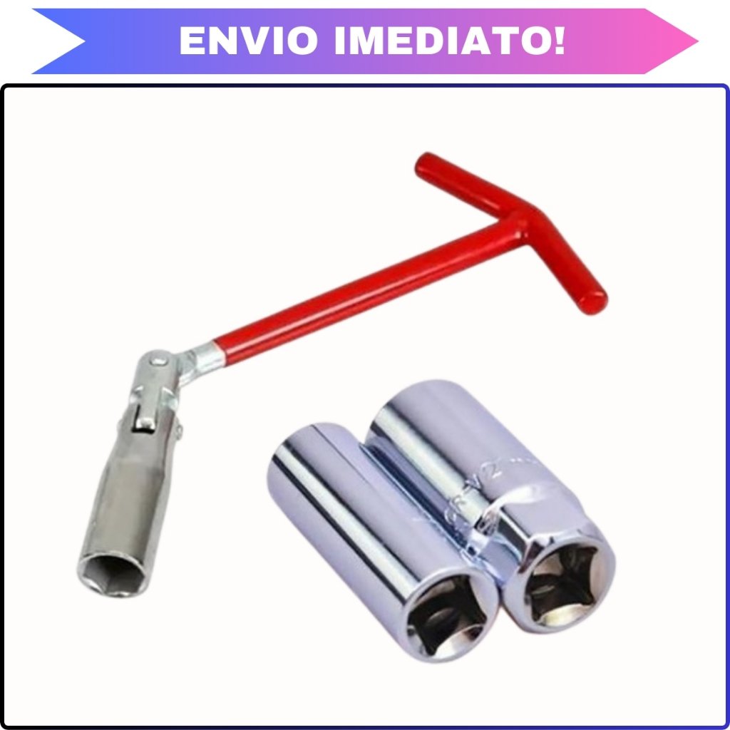 Chave vela articulada 16mm/21mm automotiva veicular