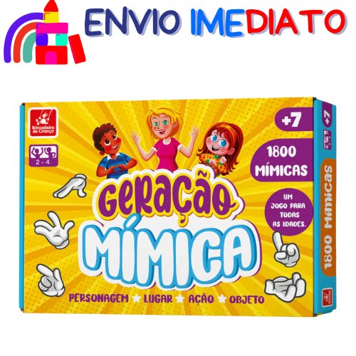 Jogo Fazendo Mimica - Geração Mimica - Brinquedo - Diversão - Infantil