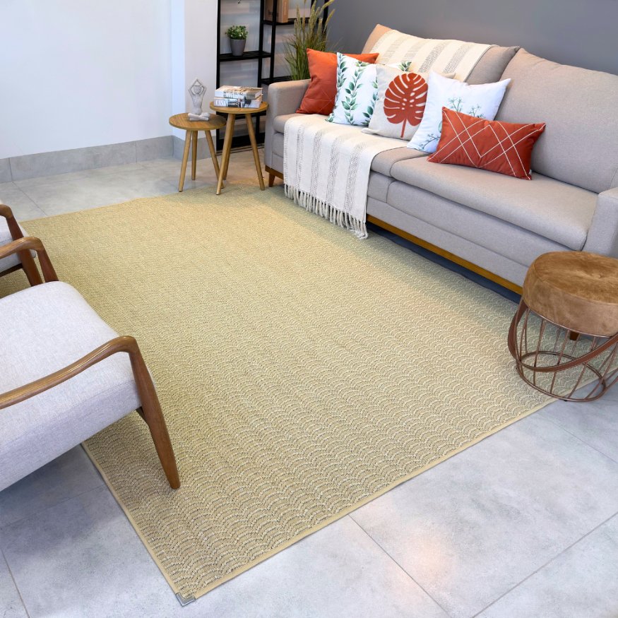 Tapete Sisal Decorativo na Promoção Escolha o Tamanho Ideal para Sala Consultórios e Escritórios