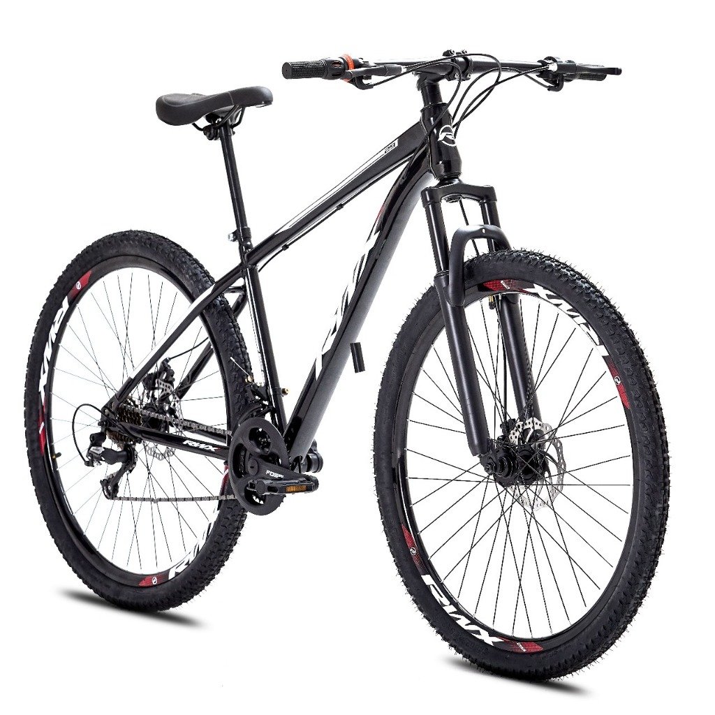KIT BIKE BICICLETA MTB AÇO CARBONO RWX ARO 29 21V - FREIO A DISCO - TAM.  17.