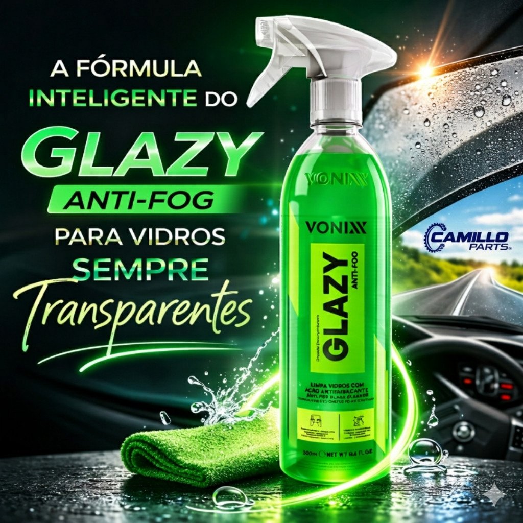 Glazy Anti Fog Vonixx 500ml Anti Embaçante Para Vidros Lentes Espelhos Lançamento