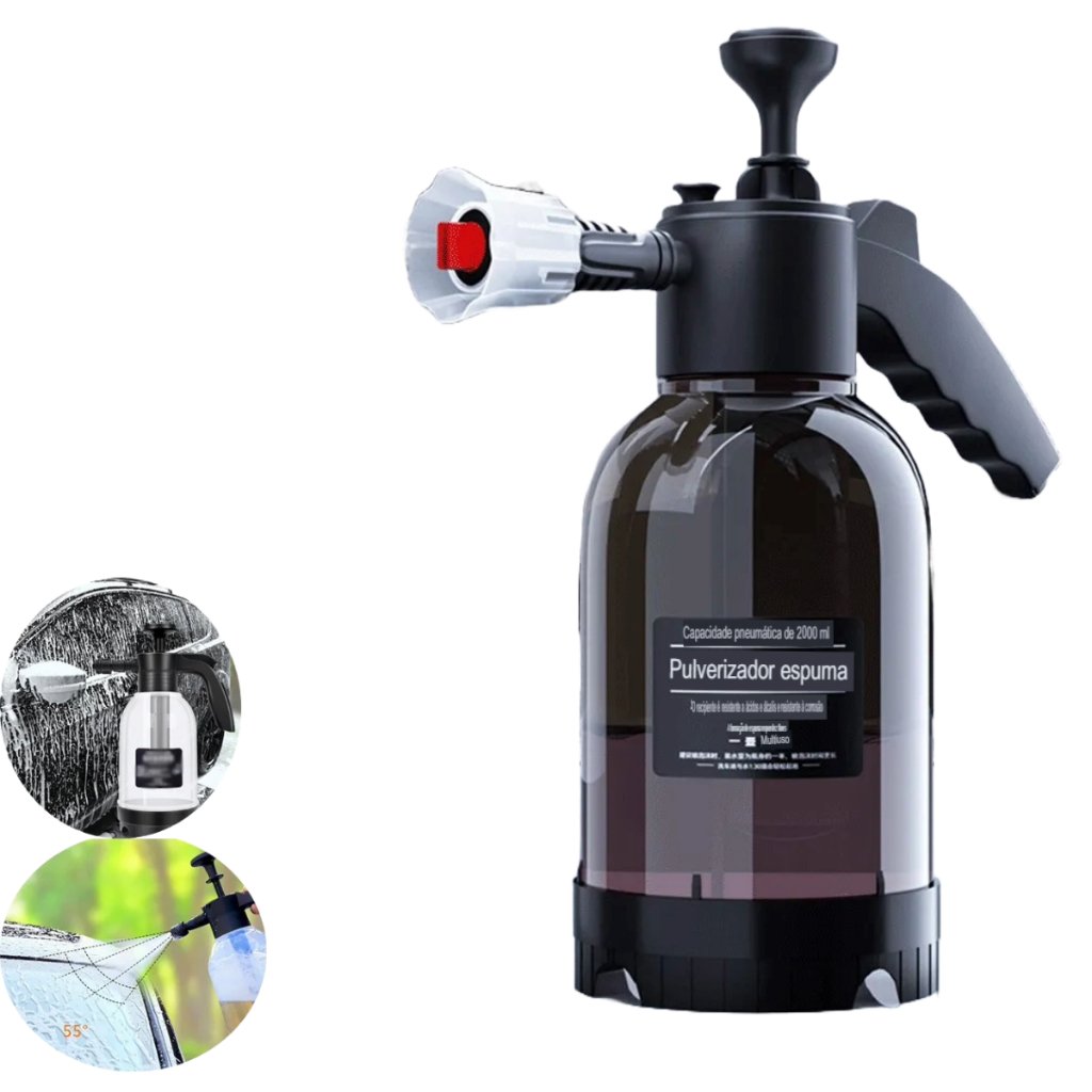 Pulverizador Borrifador Alta Pressão Snow Foam 2l Spray Lavar Carro E Limpeza 2 Em 1 2l