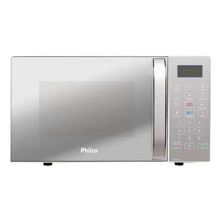 Micro-ondas Philco Pmo23eb Limpa Fácil 20l Potência De 1100w Cor Branco 127v