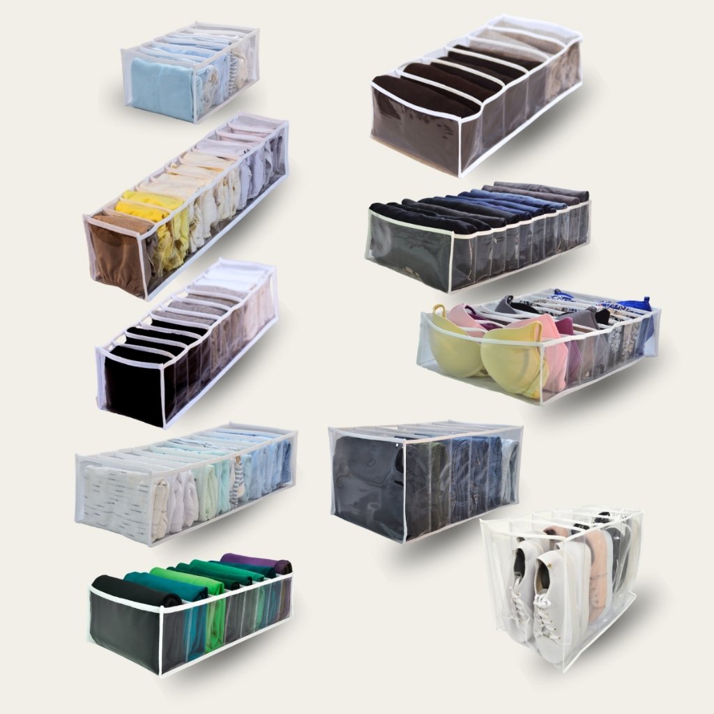 Colmeia Organizadora de Gavetas para roupas, camisetas, calças, toalhas, blusinhas - P, PP, M, G, GG e XG - Casa e Ordem