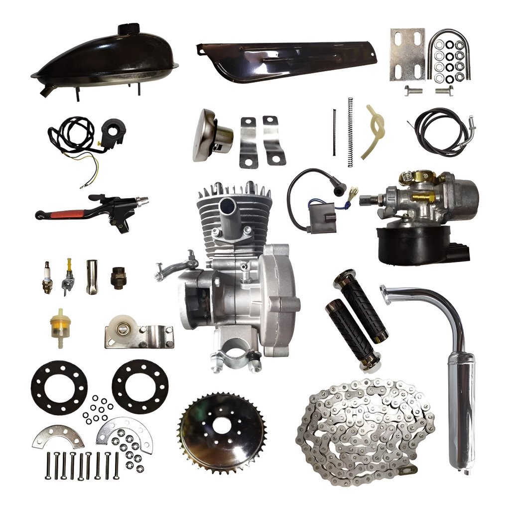 Kit Completo Motor De Bicicleta 100cc Lançamento Potente!