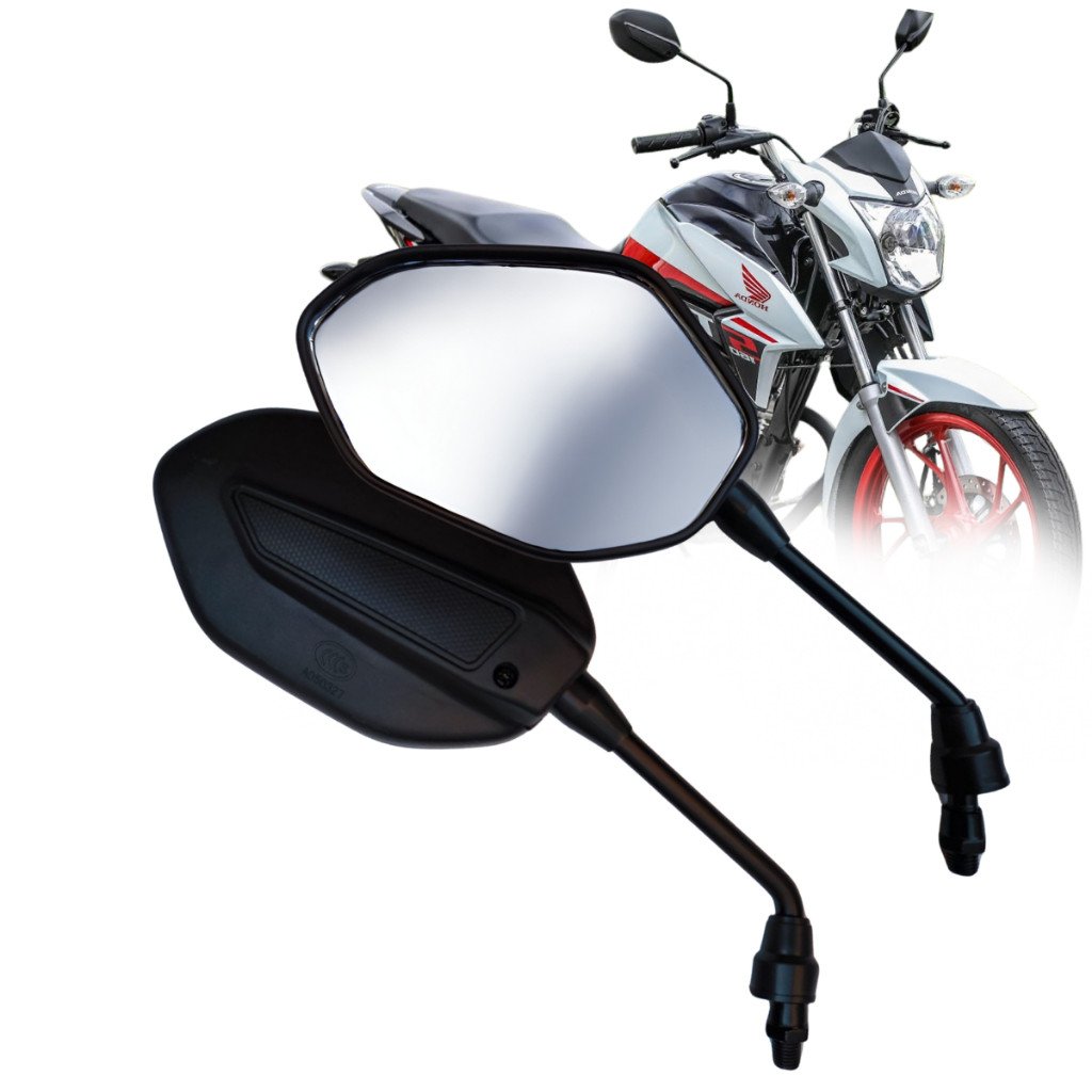 Kit de 1 a 2 Pares Retrovisor Par Honda Cg Titan Fan 125 150 160 Premium