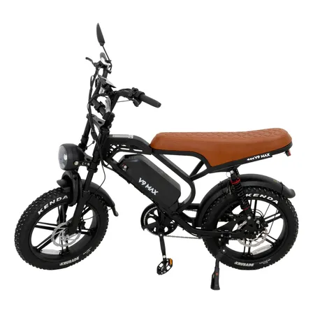 Bicicleta Bike Eletrica V9 Max 1000w 32km Autopropelido Nfc Marrom