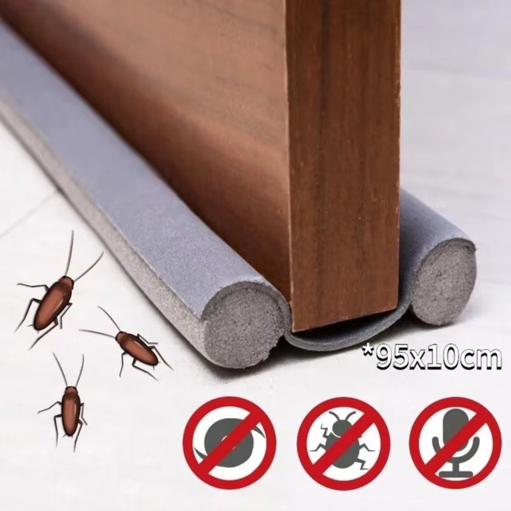 Veda Protetor Porta Impermeável Anti Insetos Sujeira 80cm 90cm Ajustável Preto Marrom Cinza