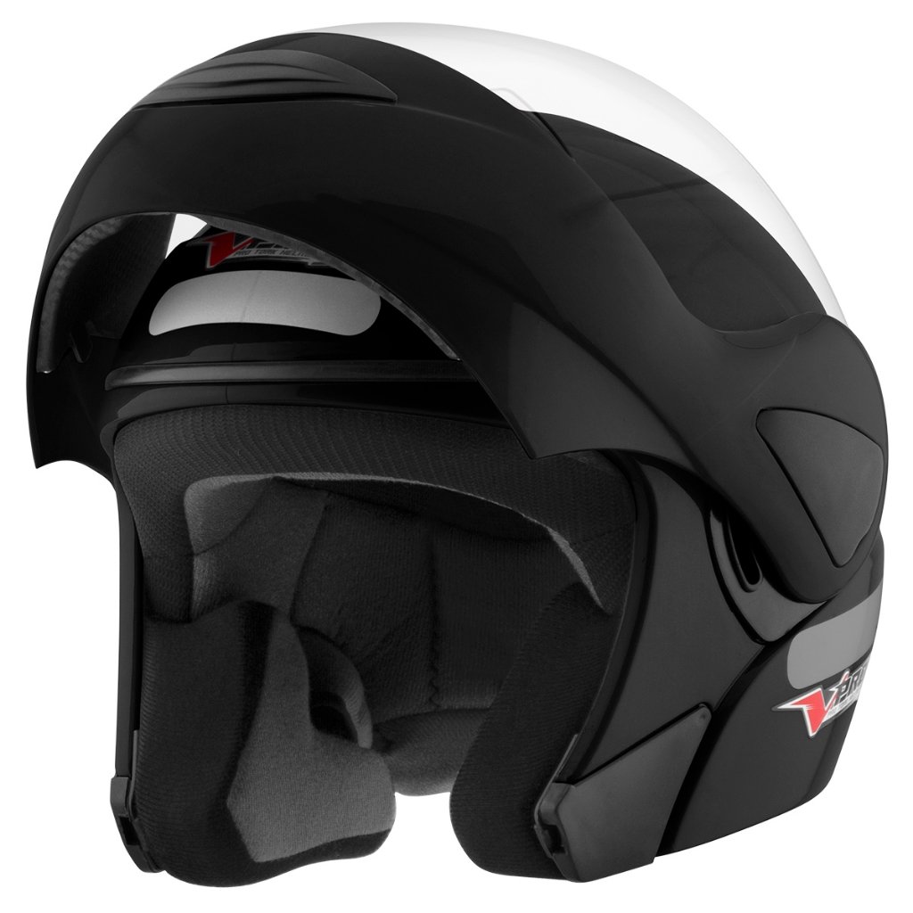 Capacete V-Pro Jet Solid Escamoteável Pro Tork