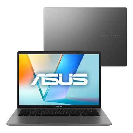 Notebook Asus Vivobook Ia Pc S14 S3407ca Intel Core Ultra 5 225h 16gb Ram 1tb Ssd Windows 11 Tela 14  Led Fhd Gray - Ly114w Matte Gray