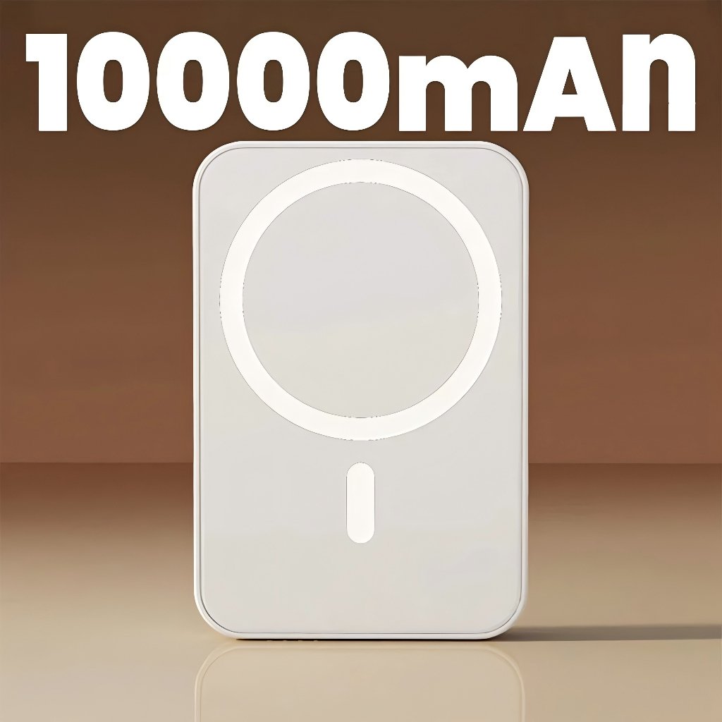 Carregador Portátil Indução para iPhone/Android Magsafe Apple Sem fio Bateria Carga 5000/10000mAh