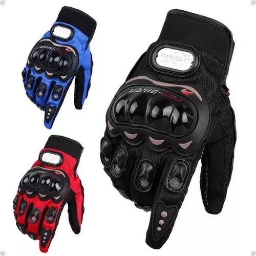 Par Luva Moto Motoqueiro Motociclista Motoqueiro Motocross Bike Trilha Proteção Mãos