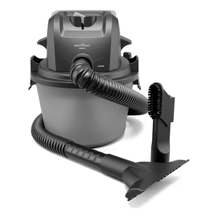 Aspirador De Pó E Água Britânia 6l 1500w Bas71 Cinza 220v