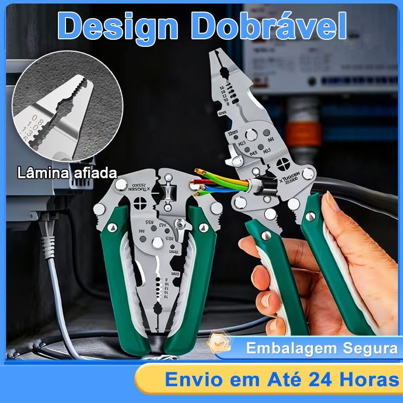 Alicate Automático Decapador Crimpador Eletricista Ferramentas Manuais E Decapador De Fios