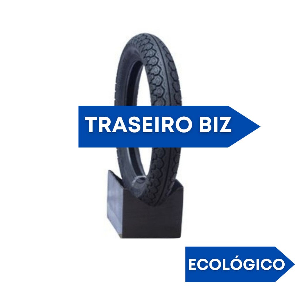 PNEU TRASEIRO BIZ 125 MOTO  80 100 14 BIS 100 110 POP 100 HONDA