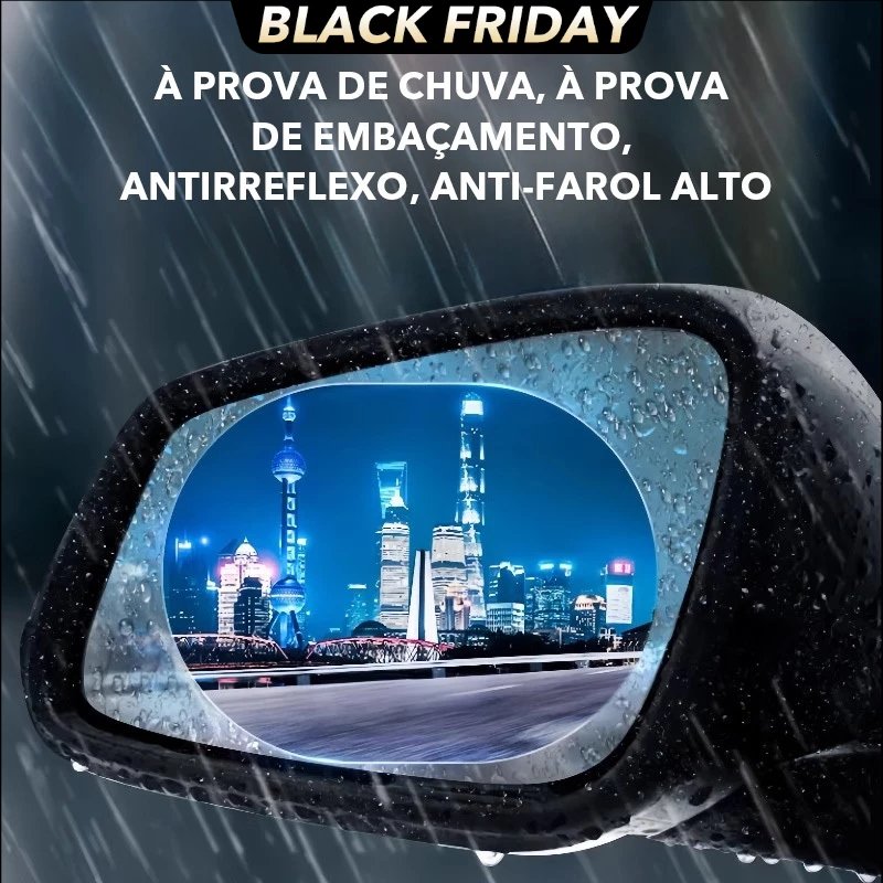 2 unidades película protetora para carro frete grátis / anti-embaçamento/anti-nevoeiro/chuva/retrovisor