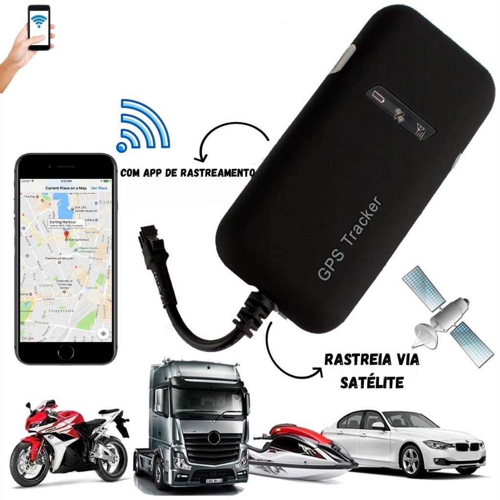 Rastreador Veicular para Carro e Moto GPS GT-02 PROMOÇÃO
