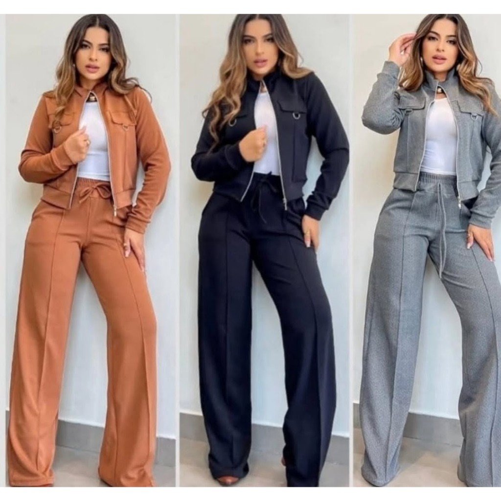 Conjunto Ziper Inverno Pantalona