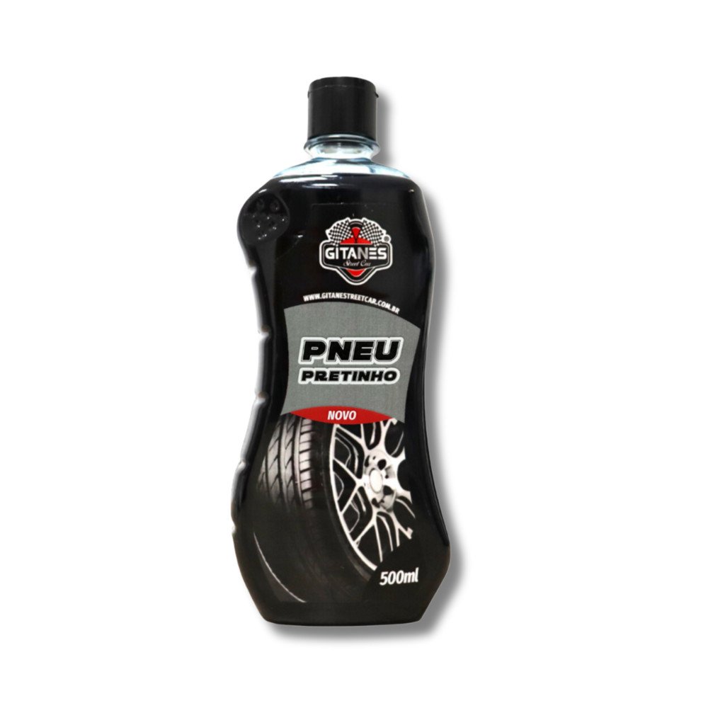 Pretinho Para Pneu Automotivo 500ml Gitanes Brilhante