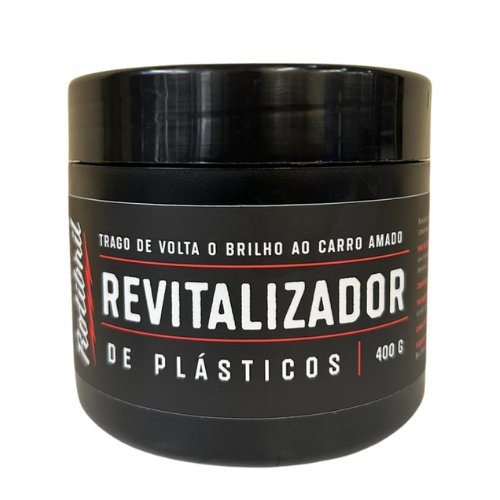Revitalizador de Parachoque e Plásticos Externos Automotivos 400g - Cera Revitalizadora de Plásticos