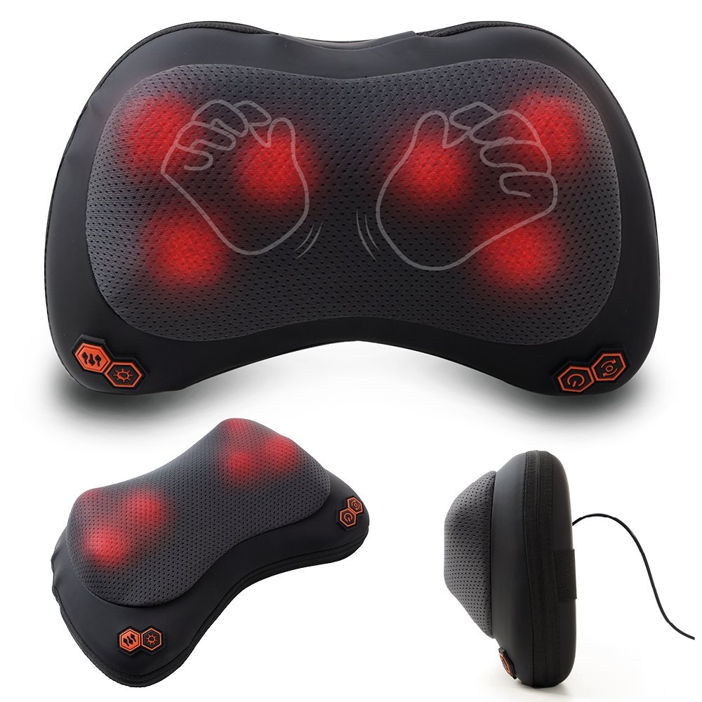 Massageador Elétrico Almofada Corporal Shiatsu Relax Confort