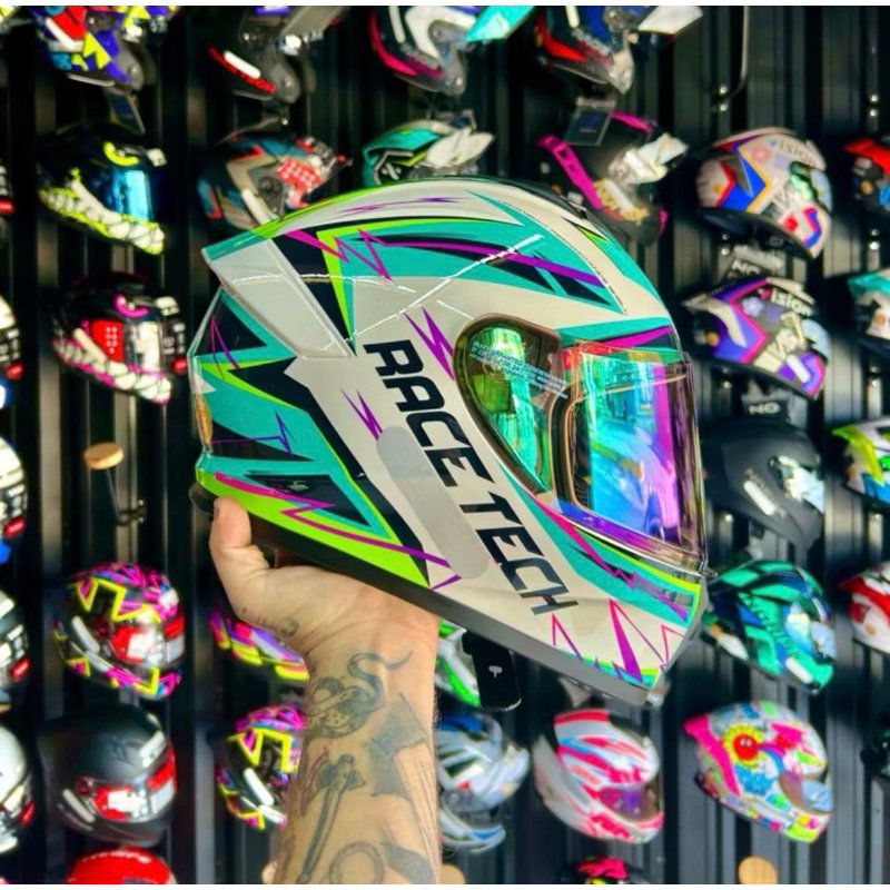 Capacete Moto Race Tech Hit TAM 58 – Ótimo Custo-Benefício e Proteção