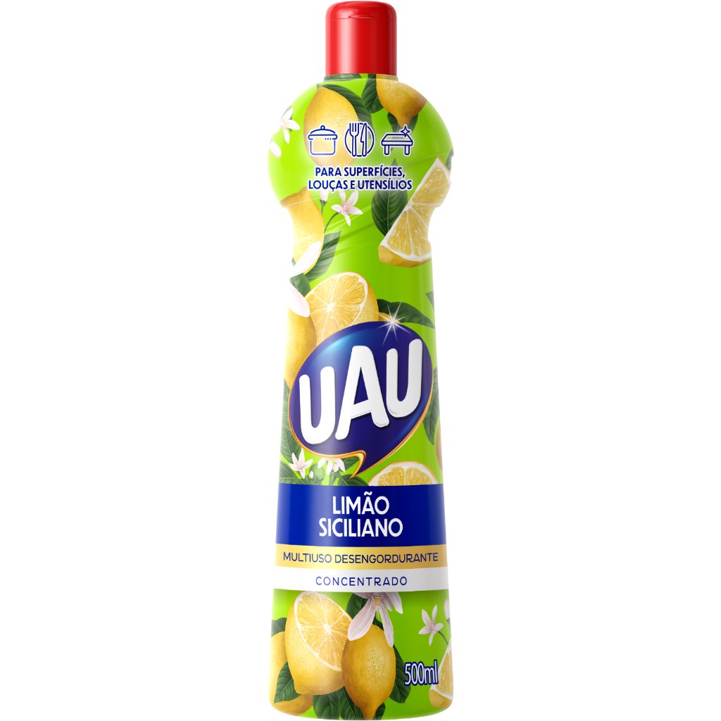 Multiuso UAU desengordurante limão siciliano 500ML