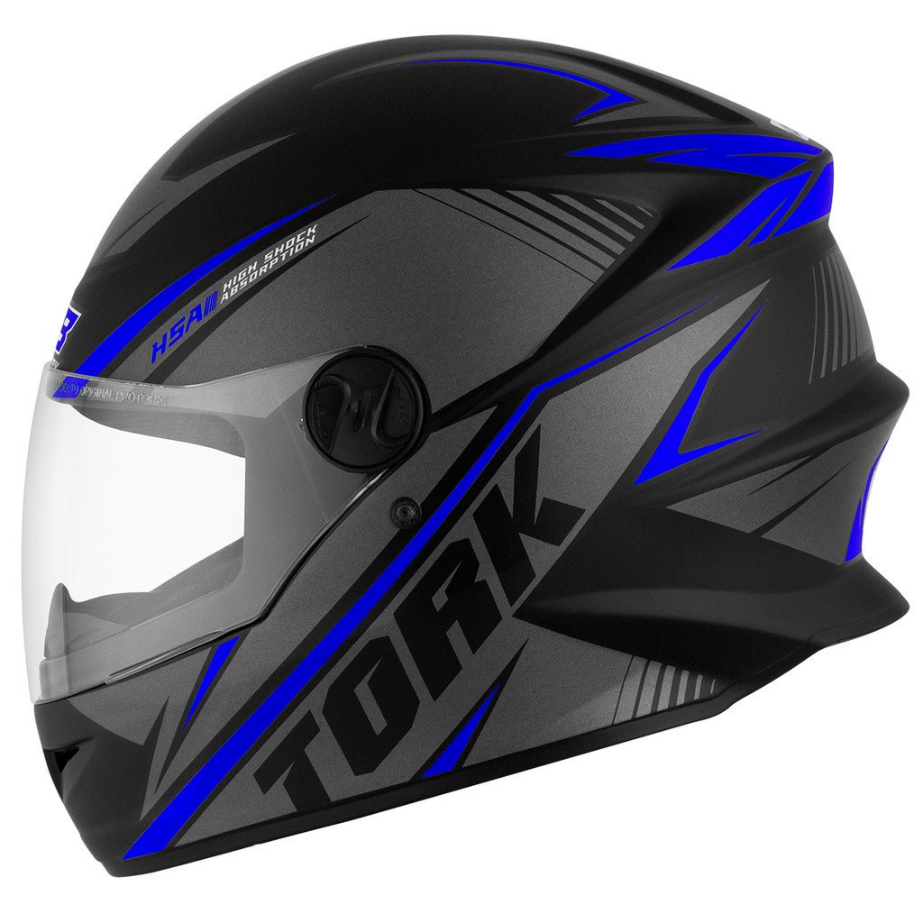 Capacete Esportivo Fechado Pro Tork R8 Motoboy Motociclista Masculino Feminino Viseira Cristal