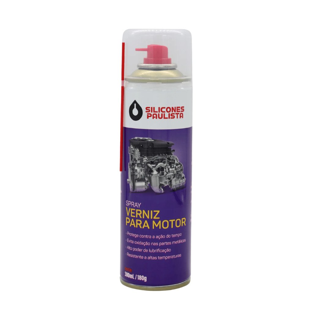 Spray Verniz para Motor Automotivo 300ml Silicones Paulista