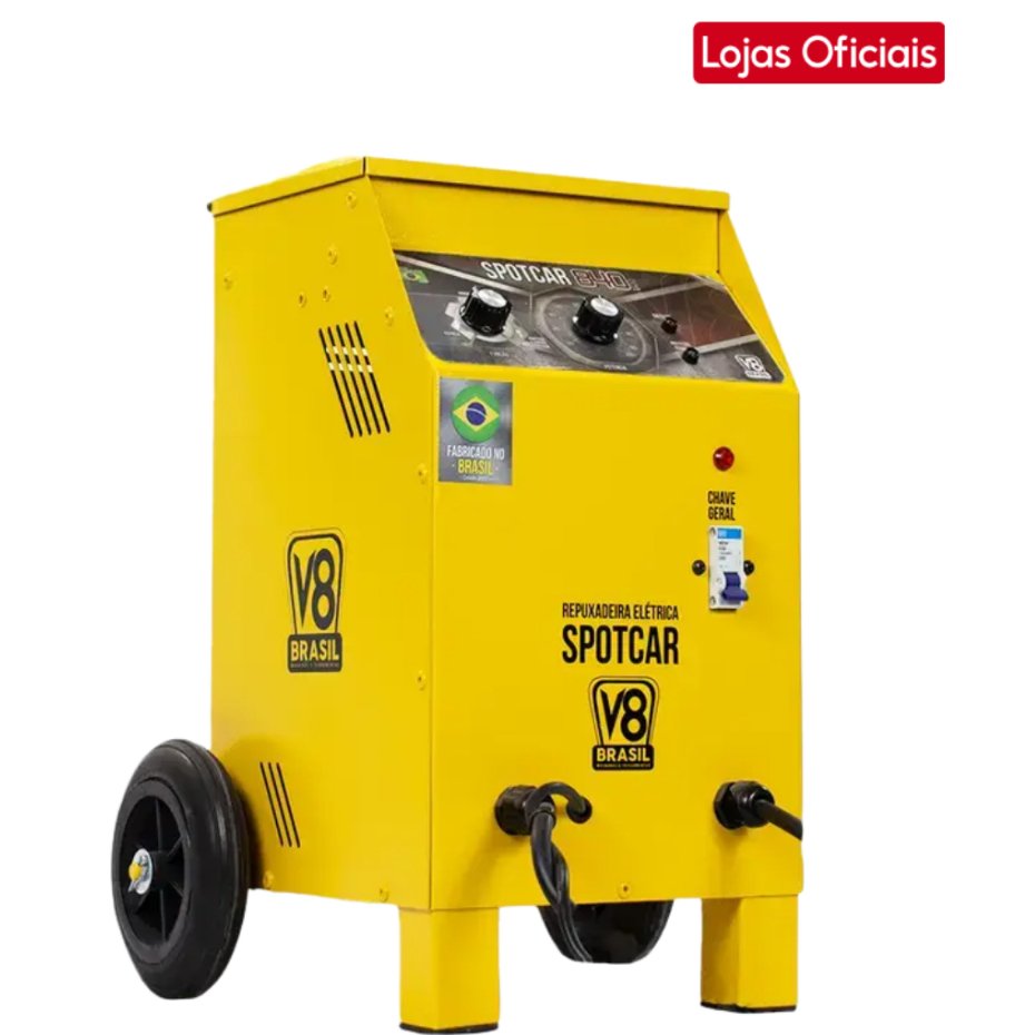 Repuxadeira De Lataria Elétrica V8 Brasil SPOTCAR 840e (220V) - Ideal para funileiros e mecânicos