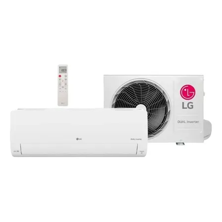 Ar Condicionado Inverter LG Dual Voice Ai 12.000 Btus Frio R-32 Branco 220v